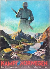 WWII Norway Norge Campaign 1940 Propaganda War Military Poster Art Print