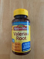 Nature Made Valerian Root for Sleep Support Melatonin Free Triple Action Capsule