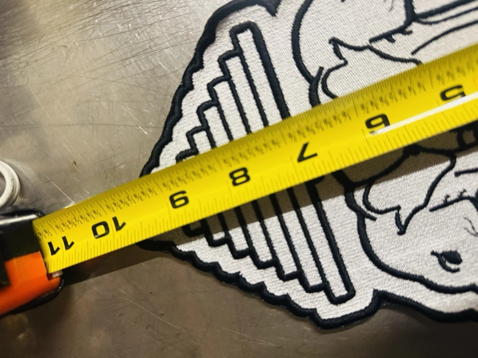 Parche grande bordado elefante de 3 cabezas - Sudeste asiático - Erawan Laos Thai Foto 3 de 3