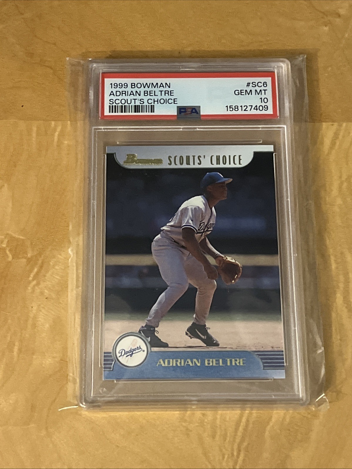 1999 Bowman - Scout's Choice Adrian Beltre #SC6 PSA 10 POP 2!!