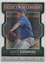 2014 Panini Elite Extra Edition Status Emerald Die-Cut 25/25 James Norwood 0v1