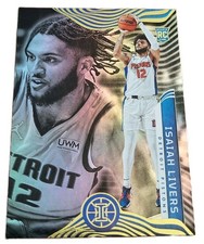 2022 Panini Illusions Isaiah Livers Rookie #189 Detroit Pistons NBA Card (B5