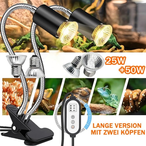 Repto Dome E27 Fitting 21CM Zwart | Terrarium armatuur