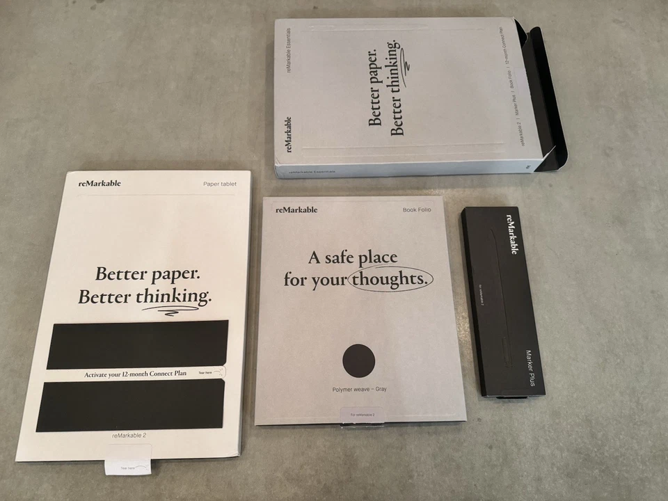 reMarkable 2 - 10.3” Paper Tablet - Essentials Bundle + 12 Month Connect Plan - Image 2 of 4