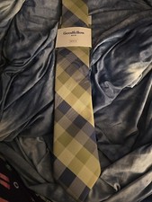 Goodfellow  Co Men  s Plaid Tie Blue Green Classic Neck Tie NWT