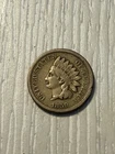 1859 Indian Head Penny Small Cent Ungraded Good Condition Old US Coin #616