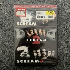 Scream Triple Feature 1-3 DVD, 2011, 3-Disc Set Horror  BRAND NEW SEALED