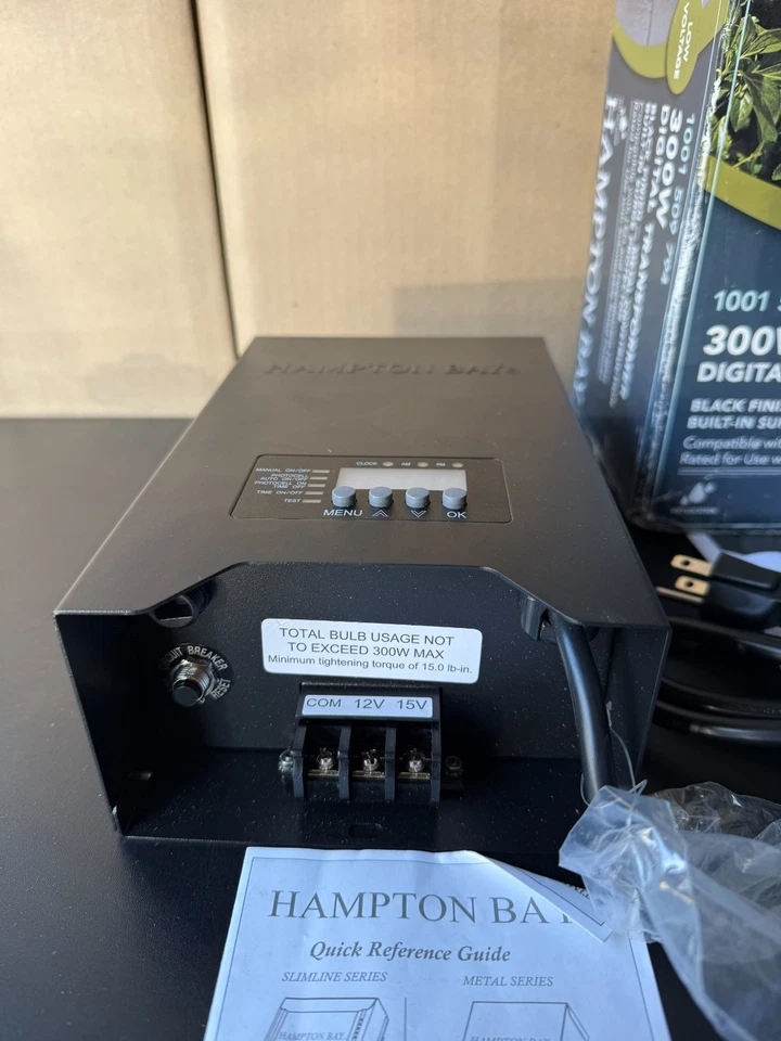 Hampton Bay 300W Digital Transformer Landscape Lighting Dusk to Dawn DIY-300PS - Image 3 of 3