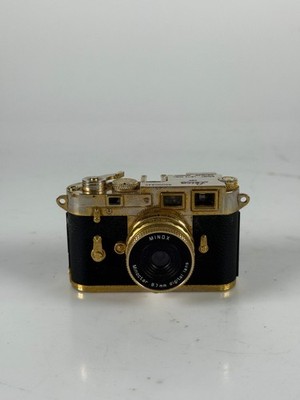 Minox Leica M3 Mini Digital Camera 5MP Classic Replica Gold