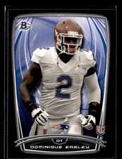 2014 Bowman #5 Dominique Easley Rookies Black Rookie Card New England Patriots. rookie card picture
