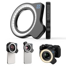 37mm 52mm Thread Macro Lens Fill Light, Portable Camera Lens Ring Light with ...