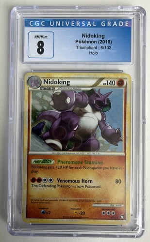 Nidoking graded CGC 8 for sale on eBay