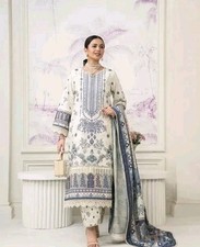 Indian Kurti with dupatta and bottomwear .Cotton SILK BLEND .Free Shipping
