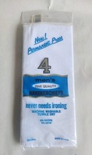 VTG Made In USA Handkerchiefs Pack Of 4 Poly/ Cotton Blend NOS New