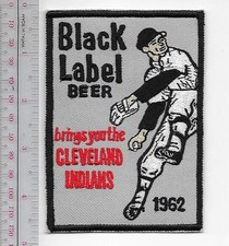 Beer Baseball Cleveland Indians &amp; Black Label Beer American League 1962 NO TARIF