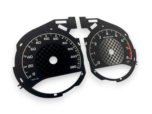 Mercedes W205 C43 AMG C190 Tachoscheibe Speedometer Cluster Dial Gauge Tacho - Picture 2 of 4