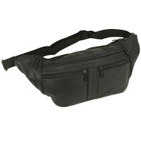 Bauchtasche GüRteltasche HüFttasche Echt Leder UmhäNgetasche Bag Schwarz