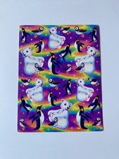Lisa Frank Sticker Sheet Vintage Unused Polar Bear And Penguins S276