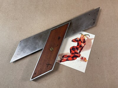 Stanley Rule & Level Co. Infill Miter Square - Antique - Woodworking Hand Tool