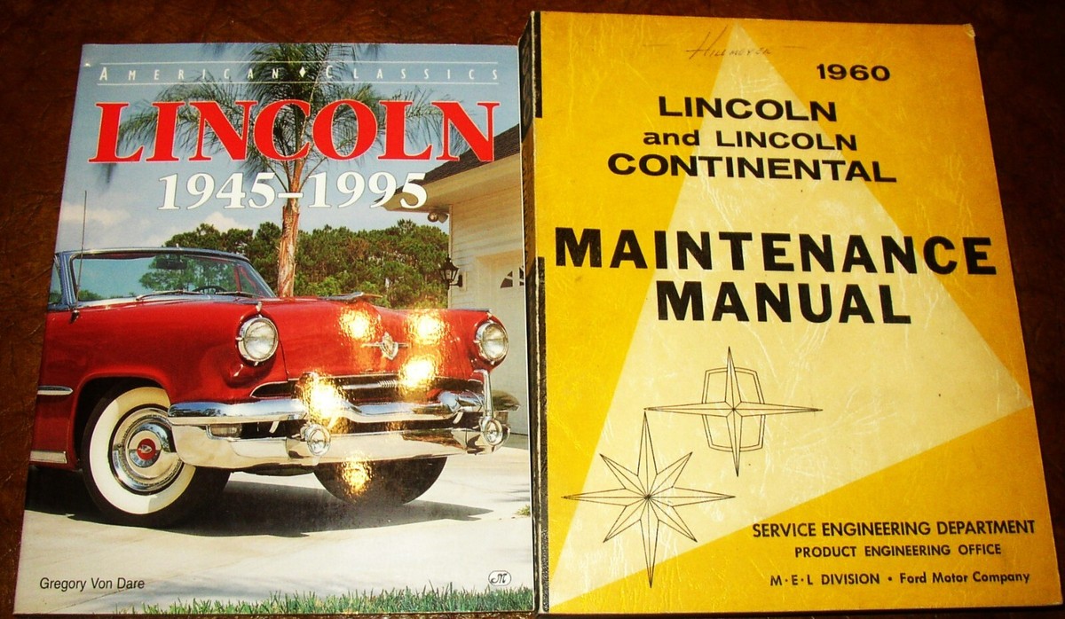 1960 Lincoln Factory OEM Shop Manuals on USB - PDF Format