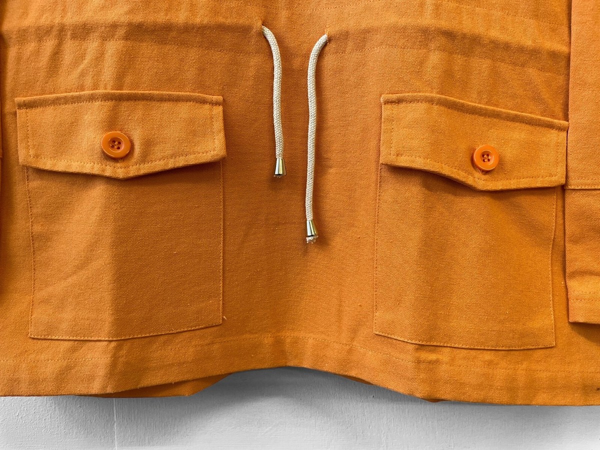 Cadet Smock Pullover Smock Anorak 1960s Vintage Mod - Canvas