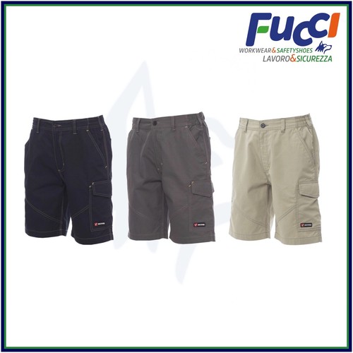 Bermuda Pantaloni da Lavoro Corti Multitasche Estivi Uomo Payper 100%  Cotone | eBay