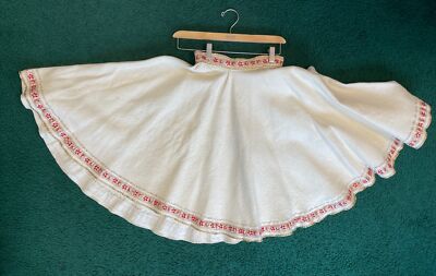 50s vintage Holiday Christmas Full Circle skirt circle skirt 1950s