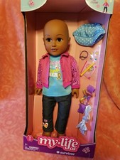 NEW My Life As A SURVIVOR Doll Cancer Survivor African American 18 Brand New
