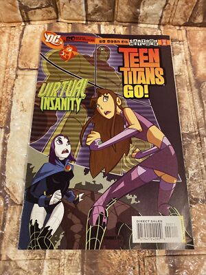 Teen Titans Go #20 Virtual Insanity DC Comics 2005 As Seen On Cartoon Net Free 