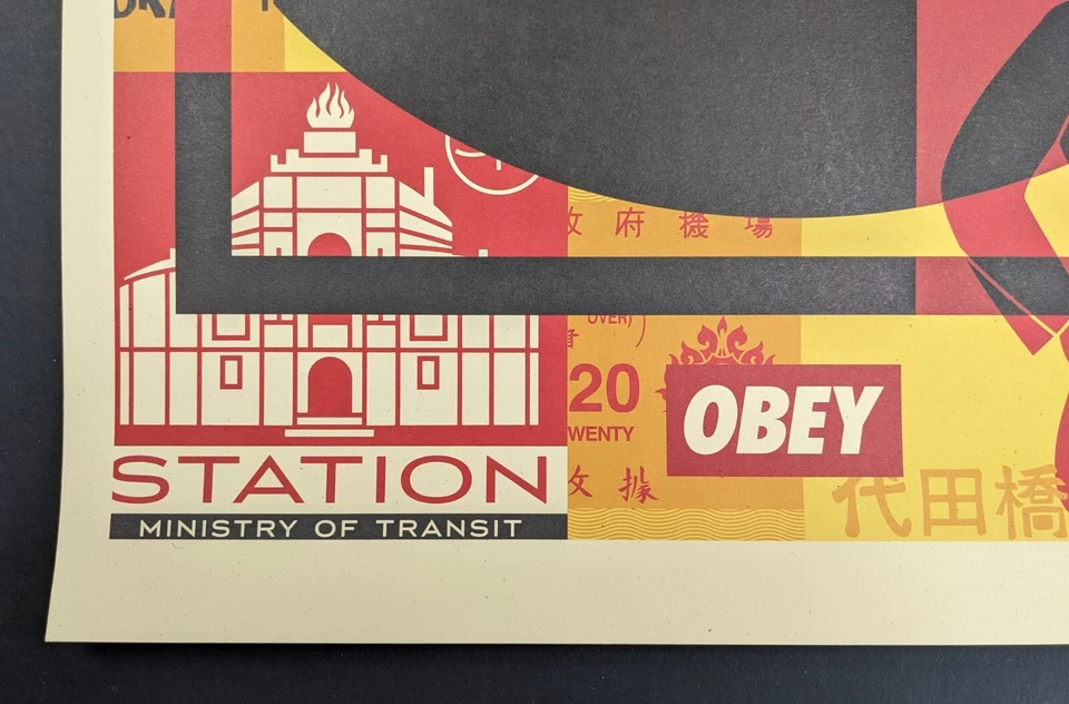 Frank Shepard Fairey, OBEY Face, Lithografie, handsigniert, datiert, 2020 - Bild 4 von 4