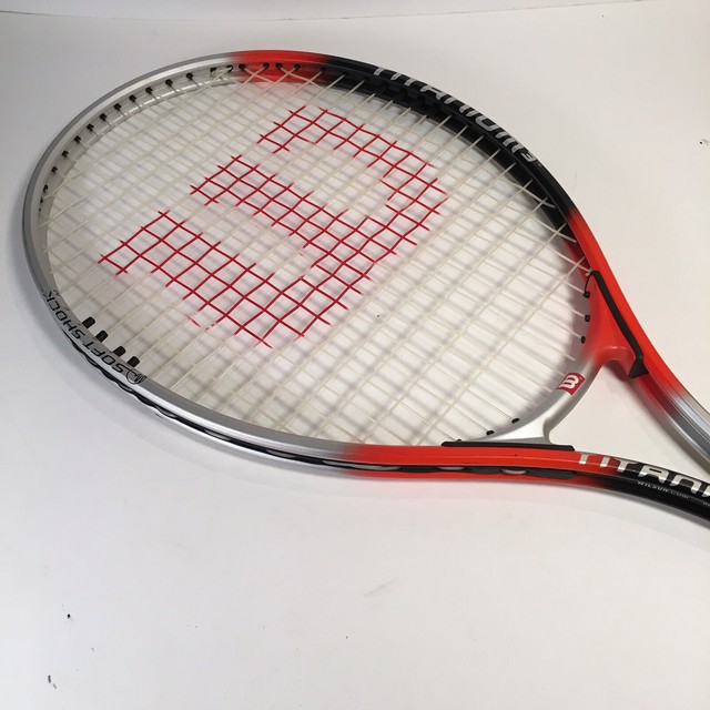 WILSON TITANIUM 3 SOFT SHOCK TENNIS Racket 4 3/8 Grip eBay