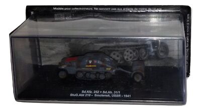 Tank De Agostini Sd.kfz. 252 + Sd.ah. 31/1 1/72 USSR 1941 Diecast