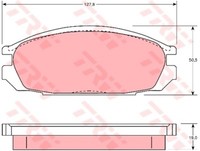 Bremsbelagsatz Scheibenbremse TRW GDB745 Hinten FüR Nissan Patrol GR 4 Y60 2.8