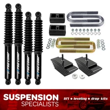 For Early 1999 Ford F250 F350 4X4 3" Front 2" Rear Lift Kit w/ Pro Comp Shocks