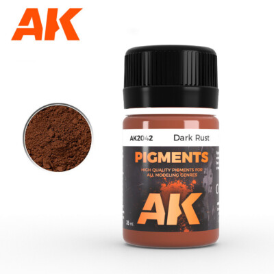 Dark Rust Pigment 35ml Bottle AK Interactive AK2042