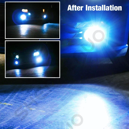 For Ford F-150 1999 2000 2001 2002 2003 - 4X LED Headlights + Fog Light Bulbs GL - Image 2 of 4