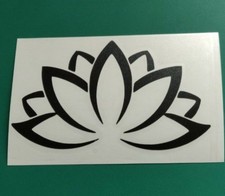 Lotus Flower Yoga logo - Car/Van/Camper/Bike Decal Sticker Vinyl Graphic