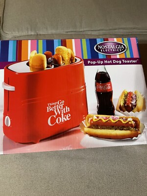 Nostalgia Electrics Coca Cola Series Pop-Up Hot Dog Toaster