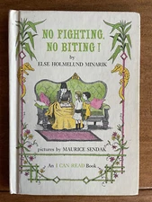 Vintage 1958 No Fighting No Biting Else Minarik Maurice Sendak HB 