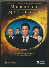 MURDOCH MYSTERIES – SEASON 1 (4 DVDs VG+) Yannick Bisson / Helen Joy