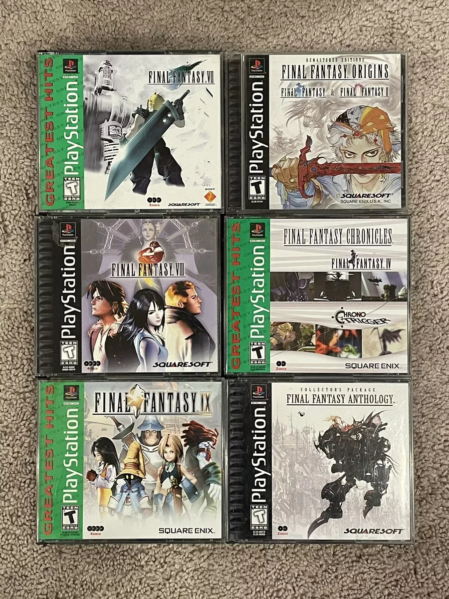 Playstation 1 Final Fantasy VII, VIII, IX, Anthology, Chronicles, Origins  Lot