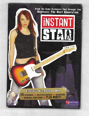 INSTANT STAR Directors Cut Season One  R1 3 disc set RARE