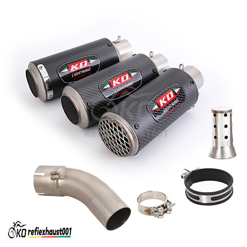 ４番　lnput lip For Kawasaki Ninja ZX-4R ZX4RR 2023 Slip On System Mid Link