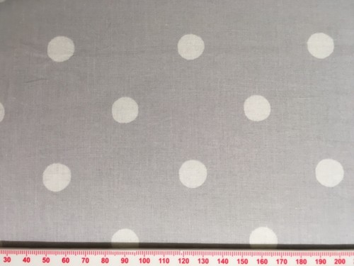 Cath Kidston Spots Grey FQ 20” 50cm x 50cm Square Lightweight cotton fabric new - Picture 2 of 3