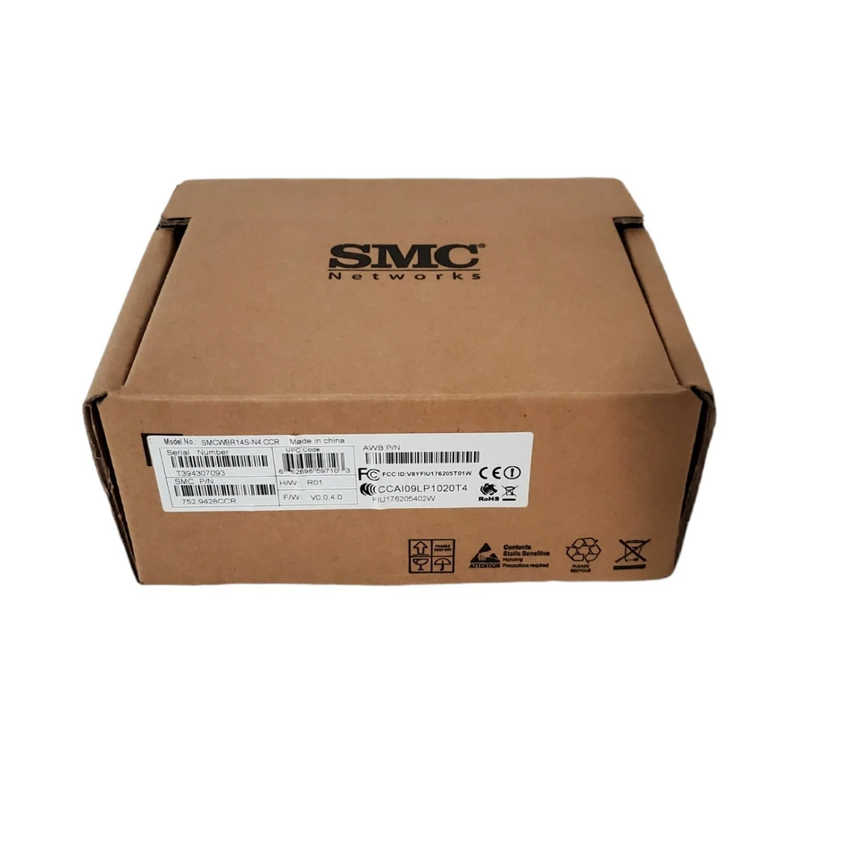 SMC Network 150 Mbps 4-Port Wireless Broadband Router SMCWBR14S-N4 - Image 4 of 4