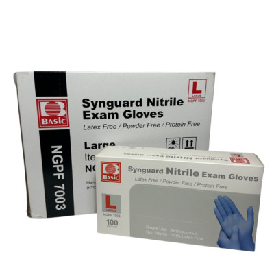 Basic Synguard Nitrile Exam Gloves - NGPF 7003