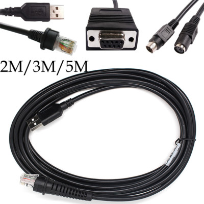 2M/3M/5M USB/COM/Computer Wedge Extended Cable for Honeywell BarCode Scanner LOT