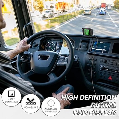 GPS HUD Head Up Display Speed MPH Universal Digital Speedometer Car Truck Auto - Picture 7 of 15