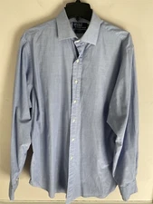 Polo Ralph Lauren Regent Classic Fit Mens 17- XL Long Sleeve Dress Shirt Blue