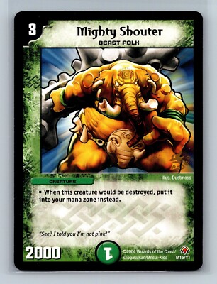 Duel Masters TCG - Mighty Shouter M15/Y1 - McDonald's Promo - WOTC